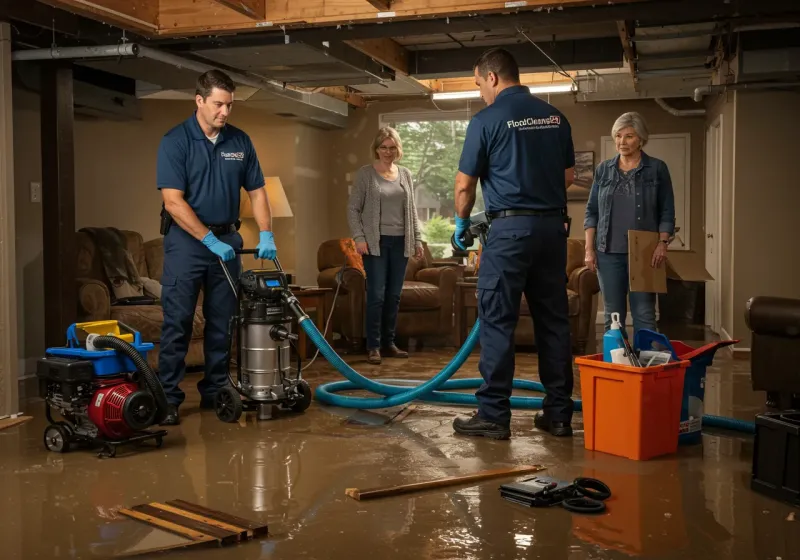 Basement Water Extraction and Removal Techniques process in Mountain View, NC